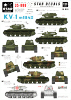 Star Decals 35-888 KV-1 model/1940 1/35